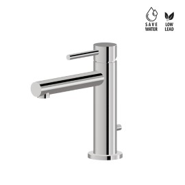 Single-lever basin mixer with 1”1/4 pop up waste set