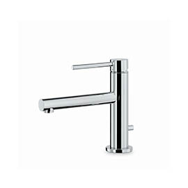 Single-lever basin mixer with 1”1/4 pop up waste set