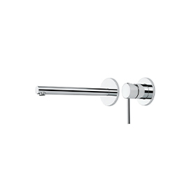 External part basin group consisting of: single-lever wall mixer without pop-up waste set.