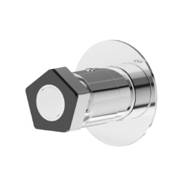 External control for concealed diverter/stop valve