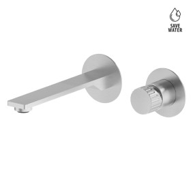Single lever wall mixer group
