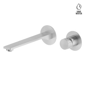 Single lever wall mixer group
