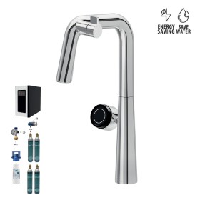 Sistema di filtraggio e refrigerazione acqua completo