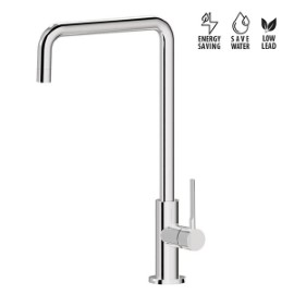 Maki 71821 sink mixer with squared swivel spout