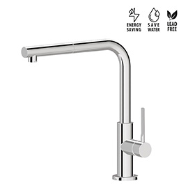 Maki 71825 sink mixer with swivel spout and pull-out hand shower