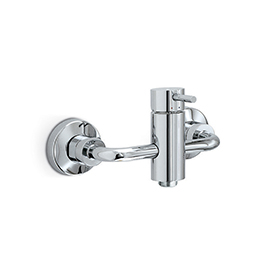 Single-lever exposed shower mixer