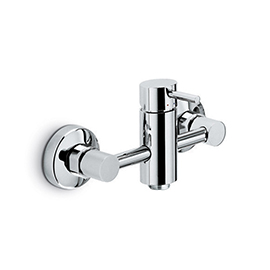 Single-lever exposed shower mixer