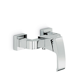 Single-lever exposed shower mixer