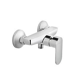 Single-lever exposed shower mixer