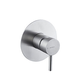 Stainless steel one way out concealed mixer