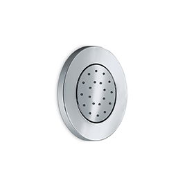 ABS round adjustable single-jet wall-mounted shower-head