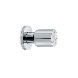 Brass single-jet cylindrical articuled side shower-head