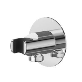 1/2” wall union with fixed shower holder