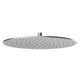 Checkable, round head shower, with raining jet.