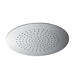 Stainless steel round concealed head shower
