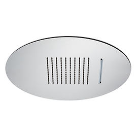 Stainless steel round concealed head shower
