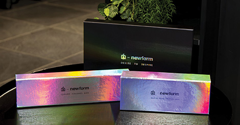 New vibes, new style | The unique look of Newform’s finishes boxes