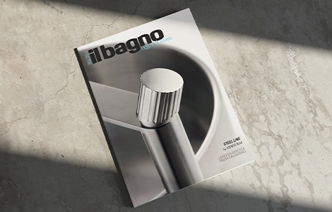 Steel Line on the cover of Il Bagno Oggi e Domani