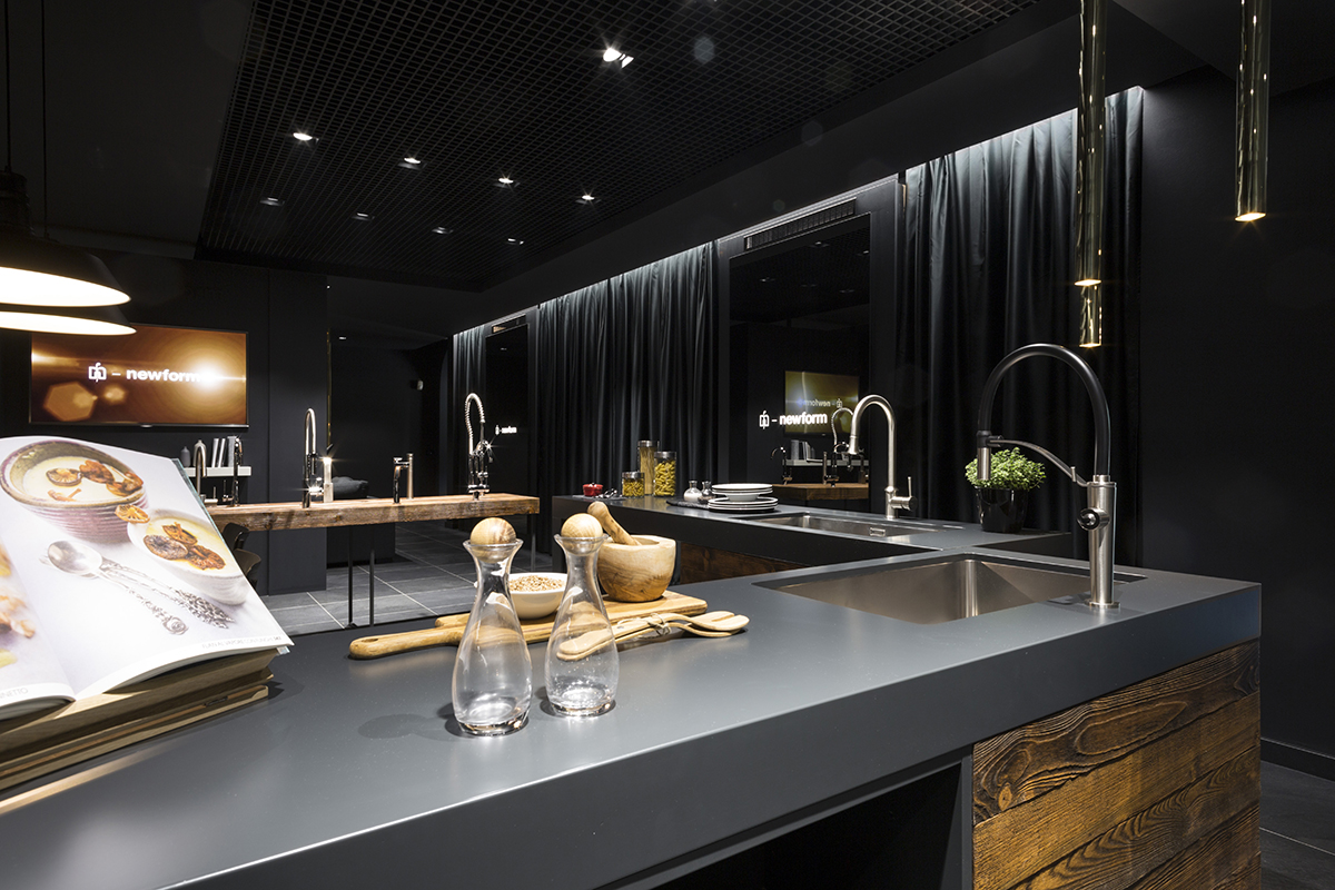 Showroom Newform cucina dettagli